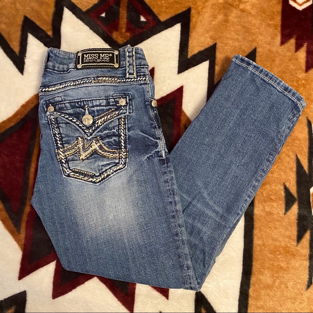 Miss Me Distressed Boyfriend Capris